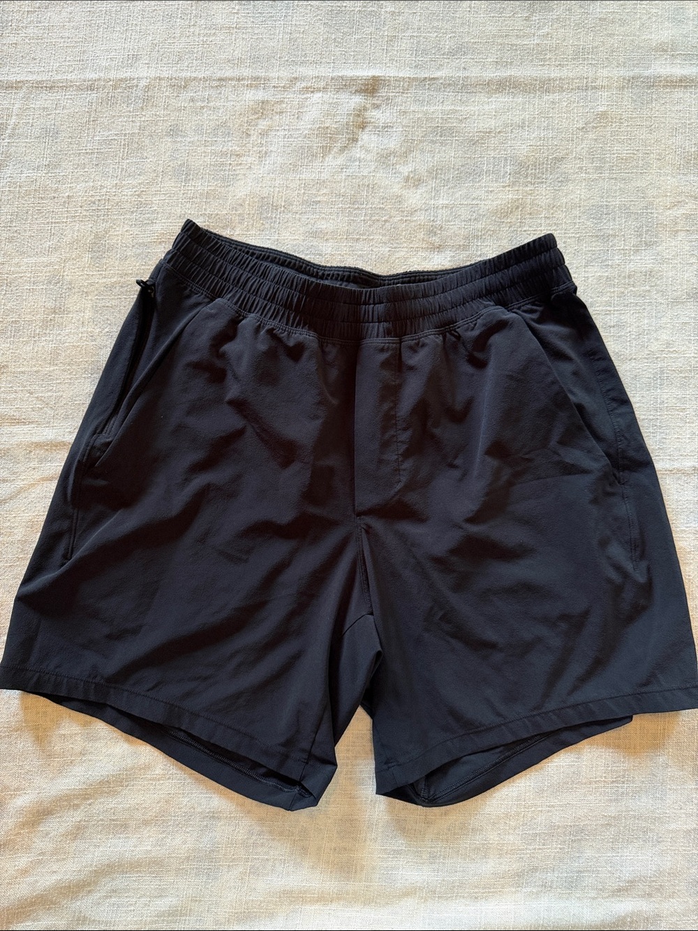 lululemon athletica Men's Black Athletic Training Shorts